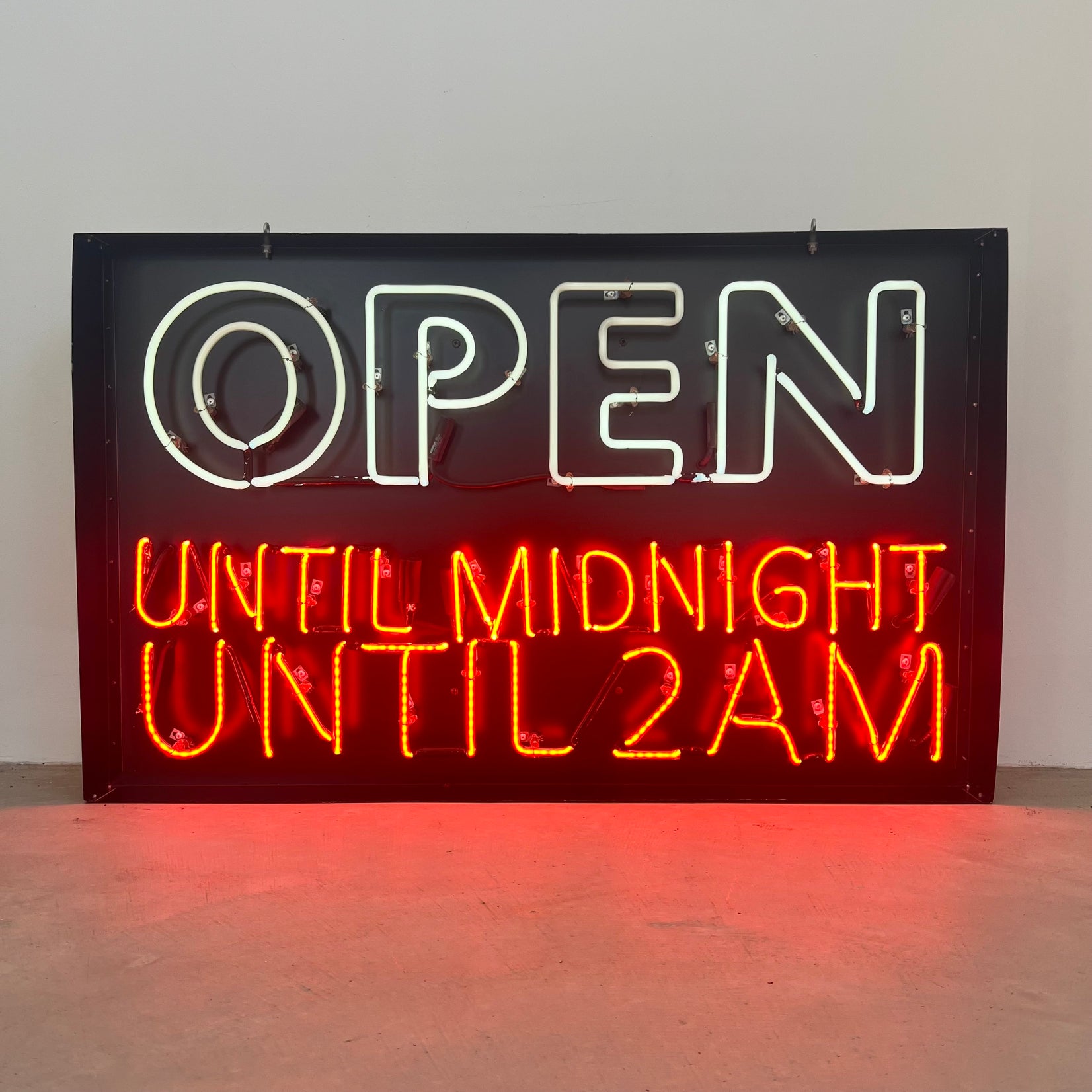 OPEN LATE Neon Sign