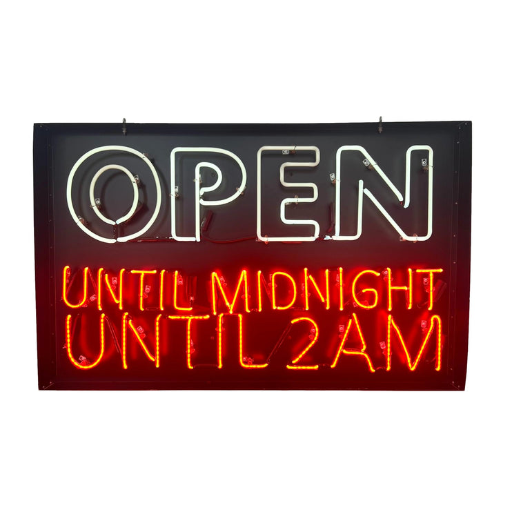 OPEN LATE Neon Sign