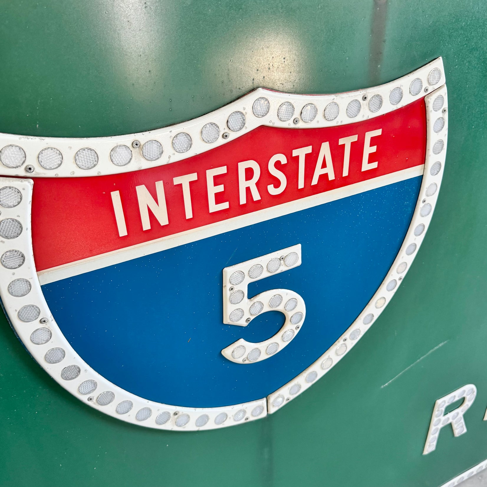 Massive"Los Angeles" Highway Sign