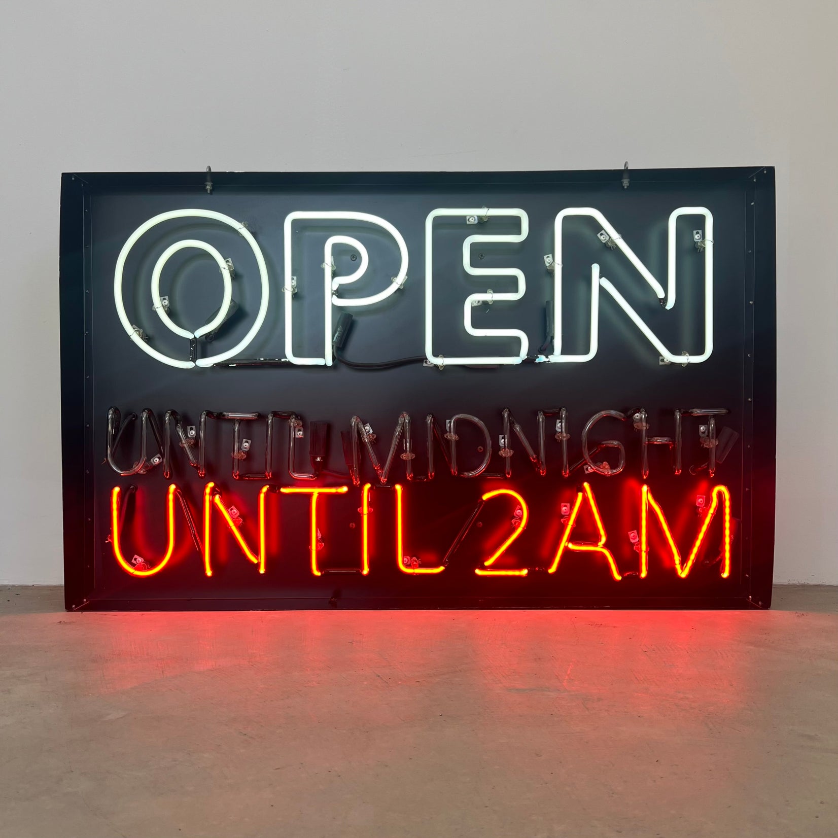 OPEN LATE Neon Sign