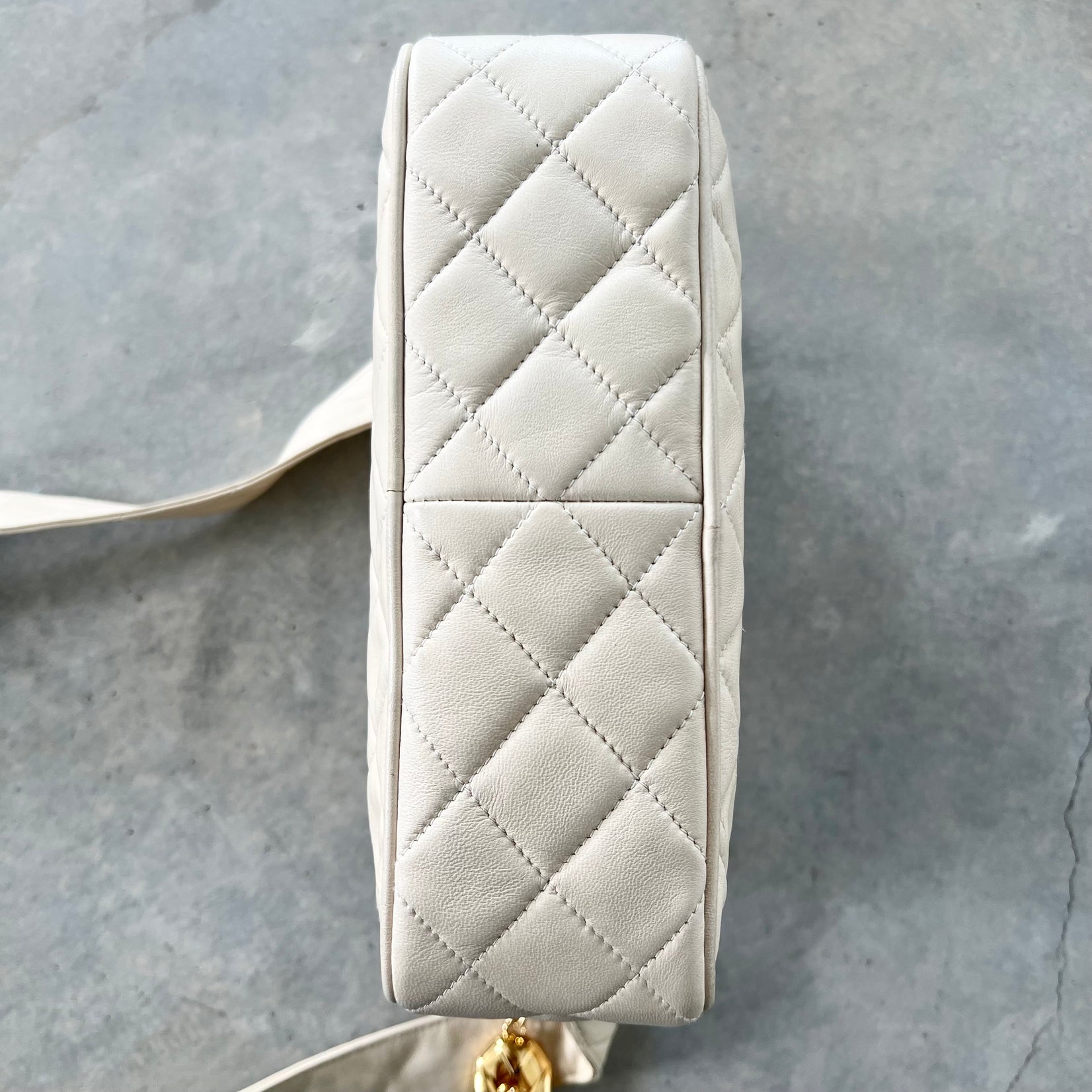 Chanel Quilted Diamond Camera Bag, 1990s France