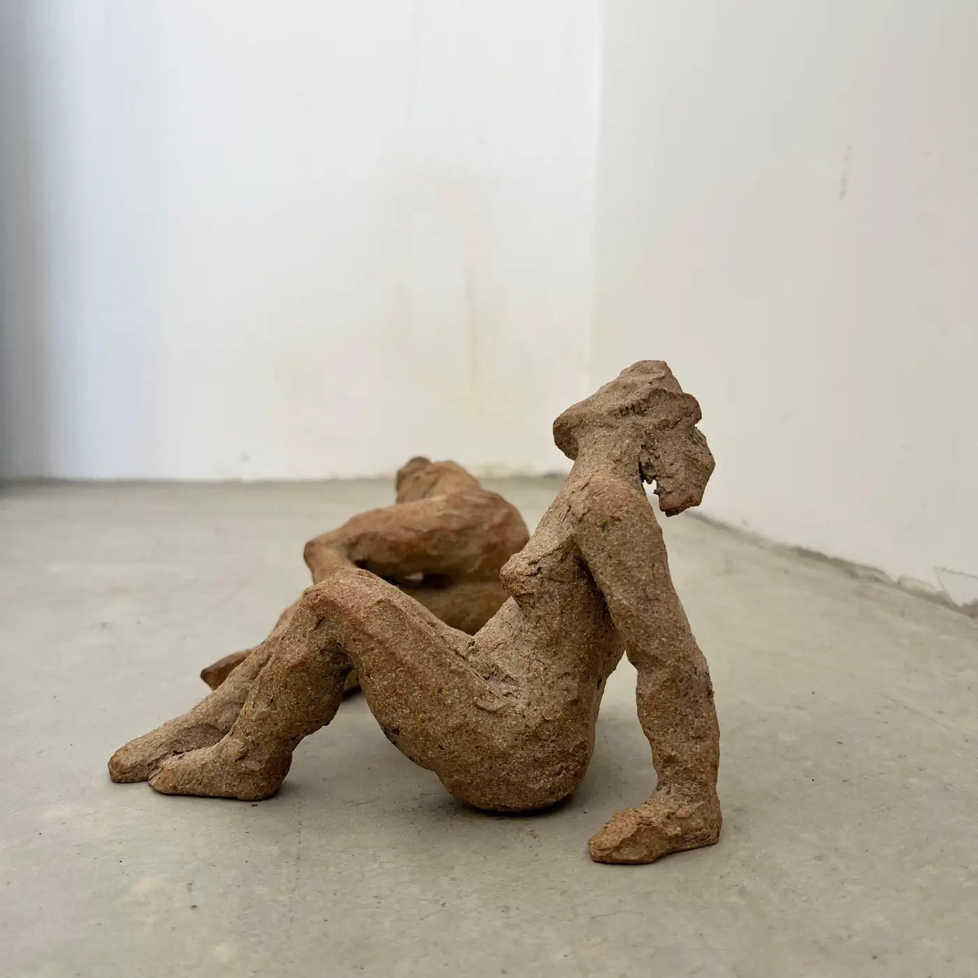 Pair of Sculptural Figures in Stoneware, 2025, US