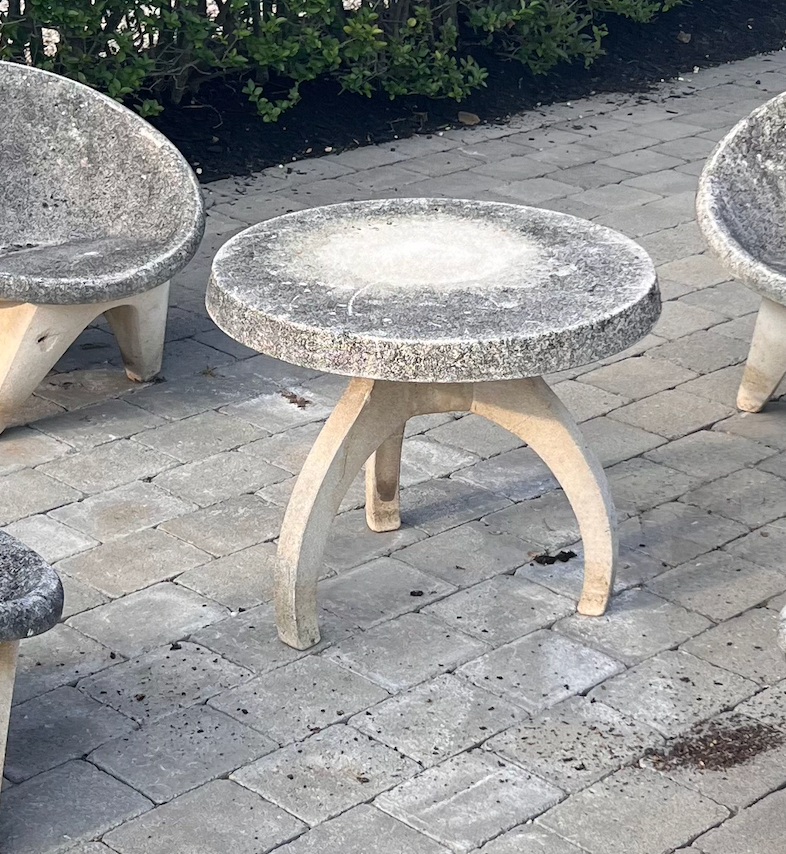 Sculptural Concrete Table