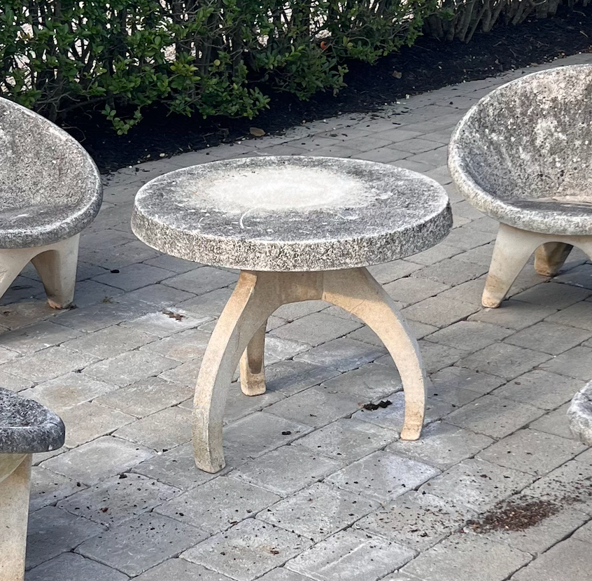 Sculptural Concrete Table