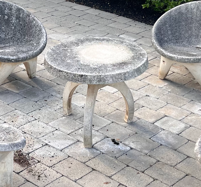 Sculptural Concrete Table