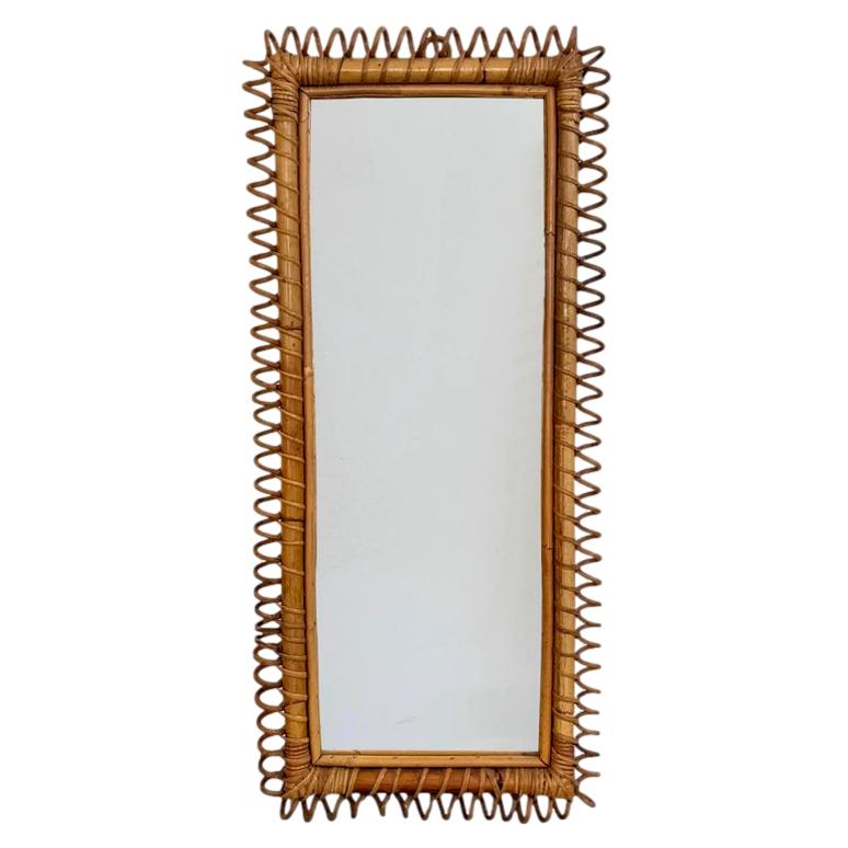 Rattan Mirror