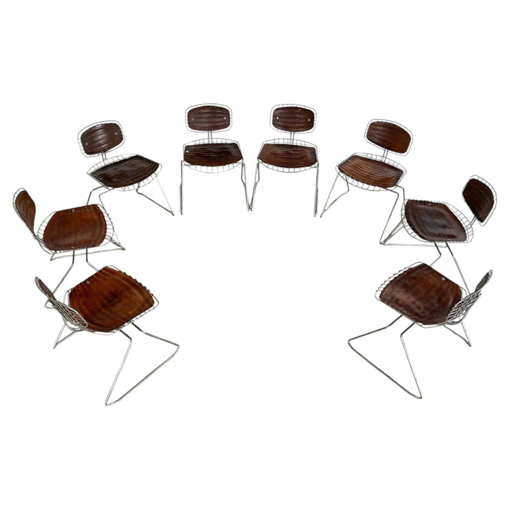 Set of 8 Pompidou Chairs