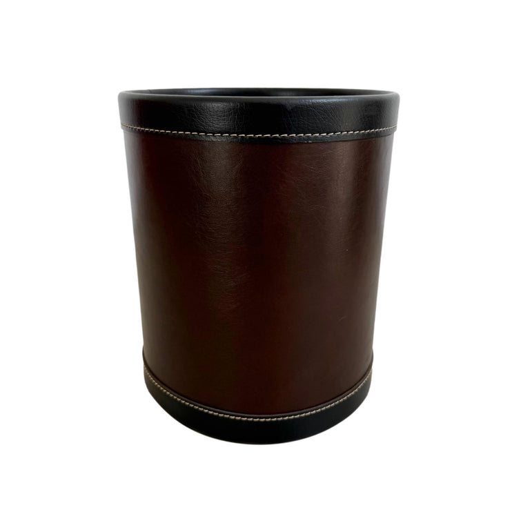 Leather Waste Basket