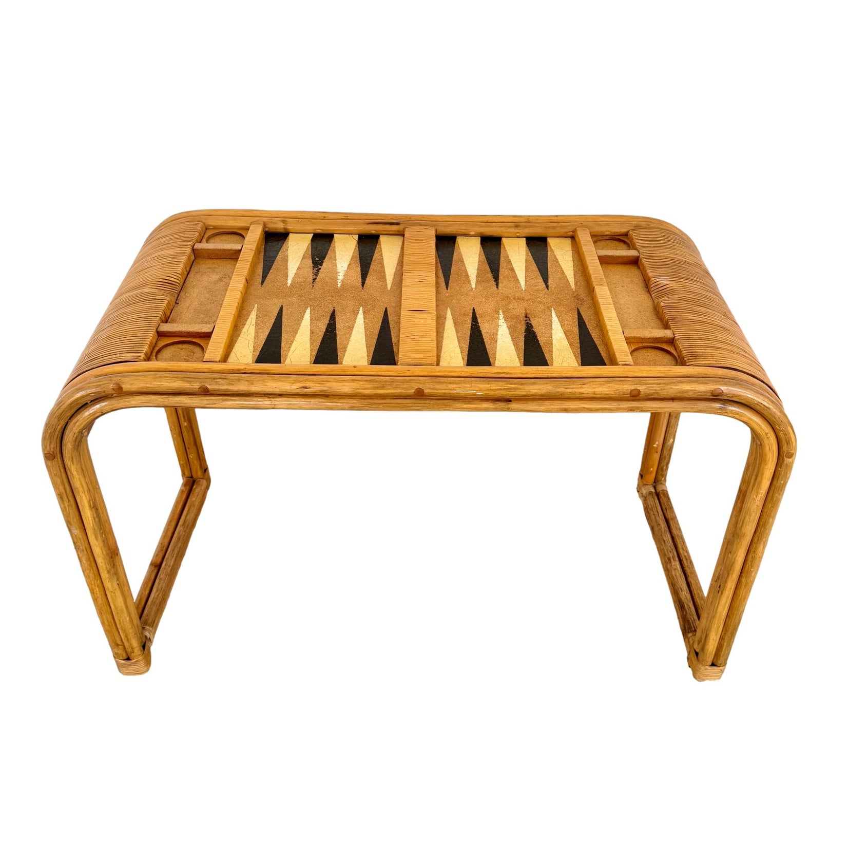 Bamboo Backgammon Table