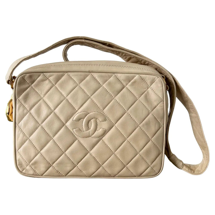 Chanel Quilted Diamond Camera Bag, 1990s France