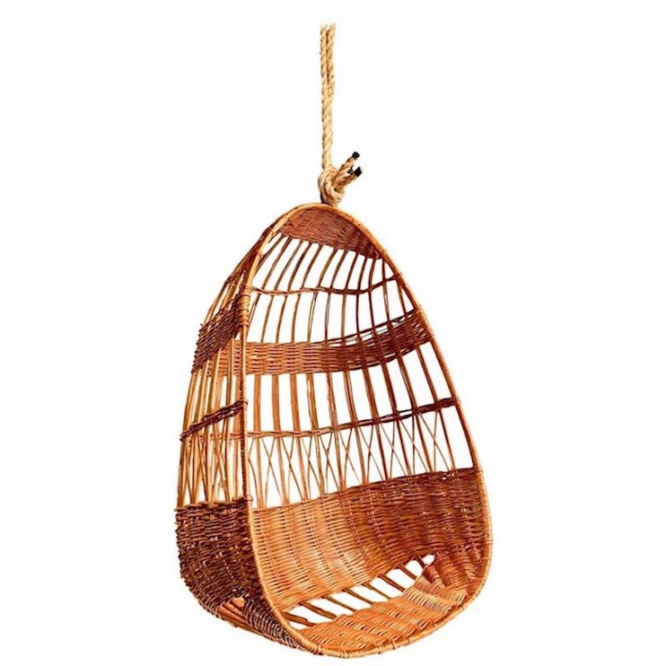Rattan and Wicker Hanging Chair
