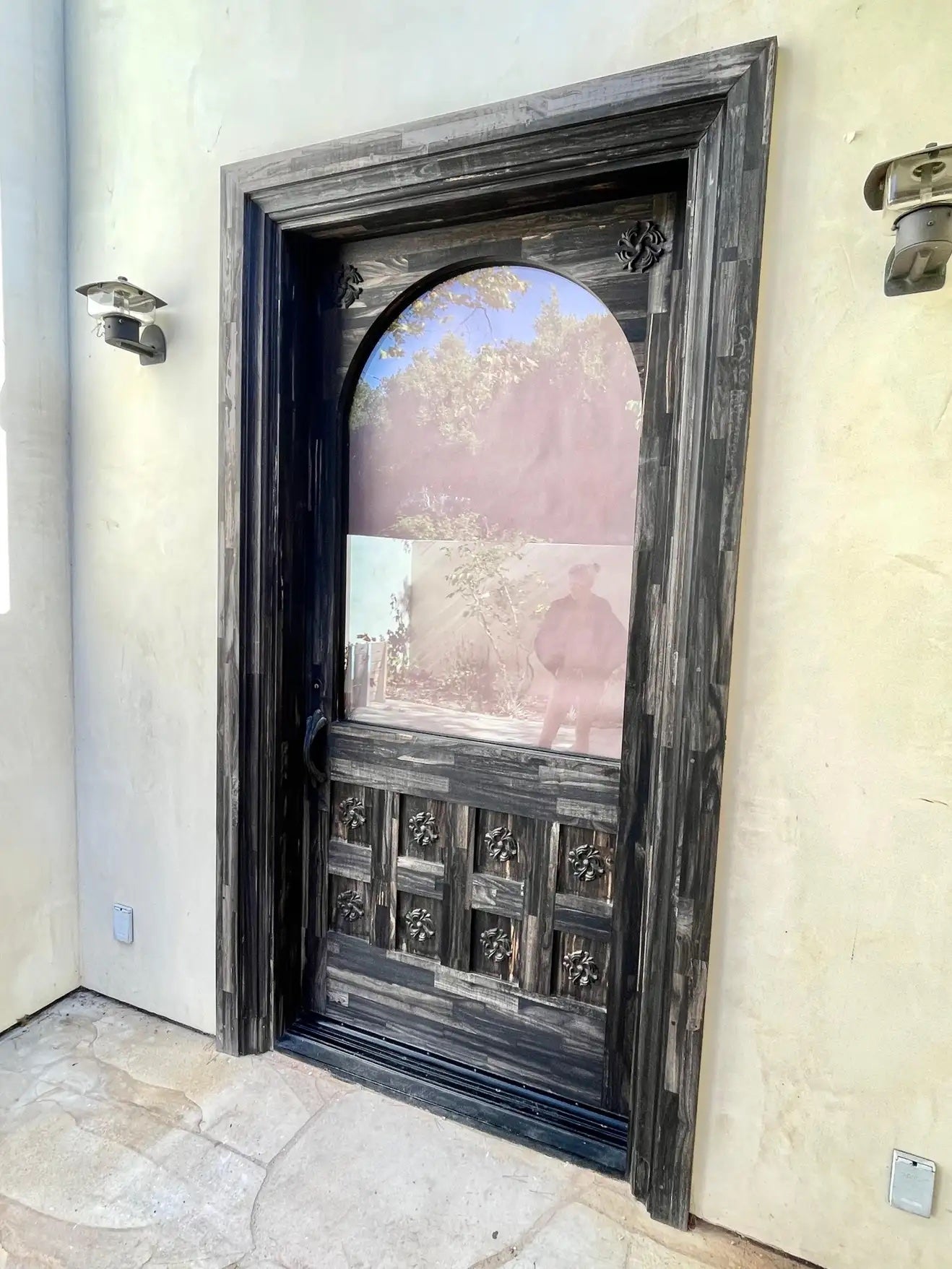 Monumental Custom Chrome Hearts Front Door