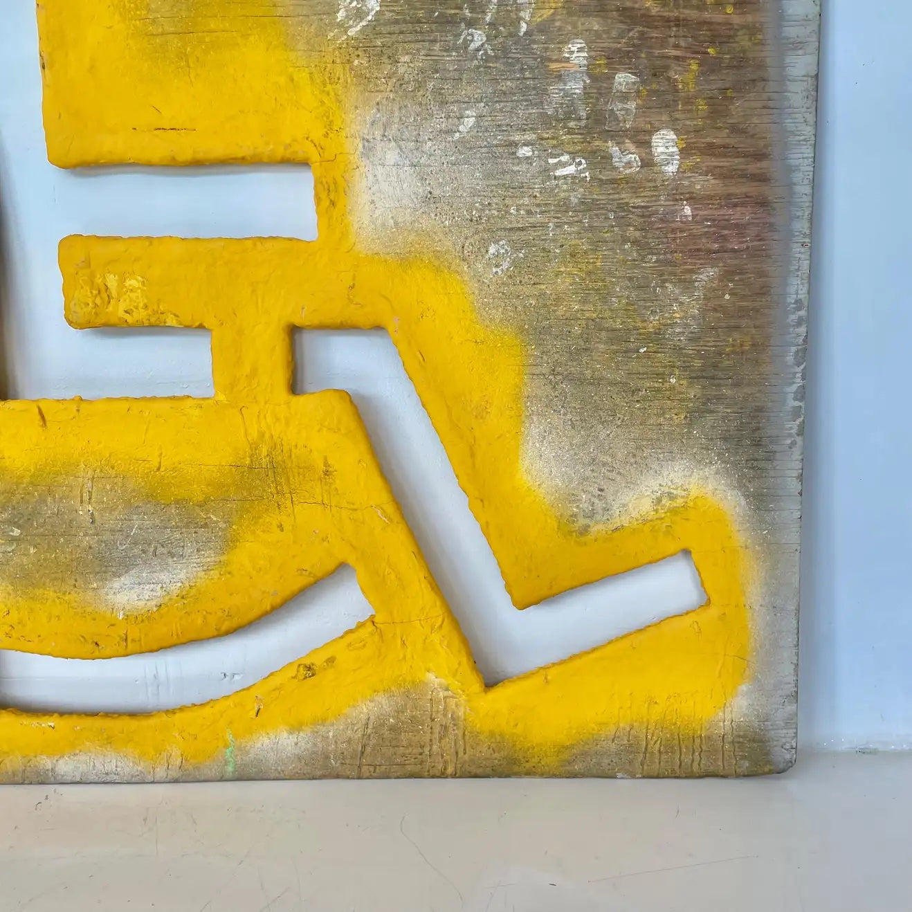 Vintage Yellow Handicap Stencil
