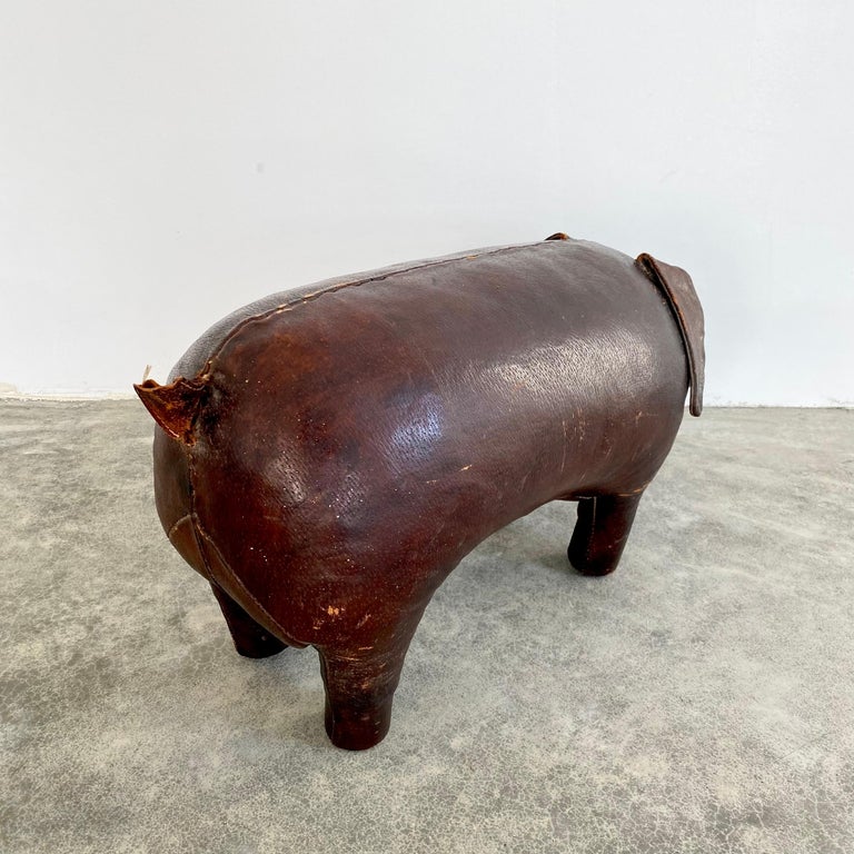Omersa Leather Pig, 1940s England