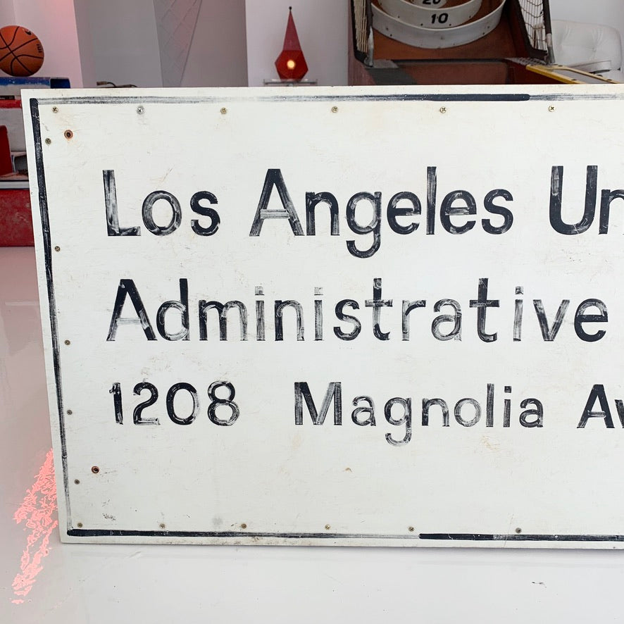 Los Angeles Unified School District Sign