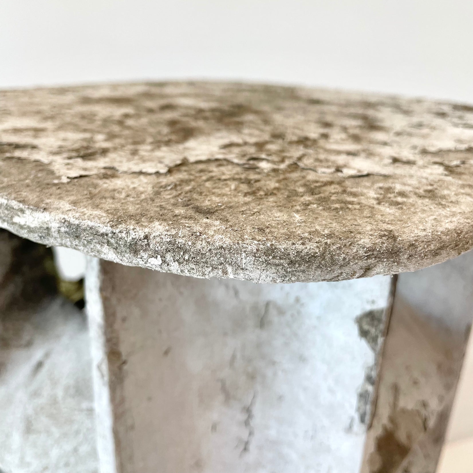 Willy Guhl Light Up Concrete Side Table, 1960s Switzerland