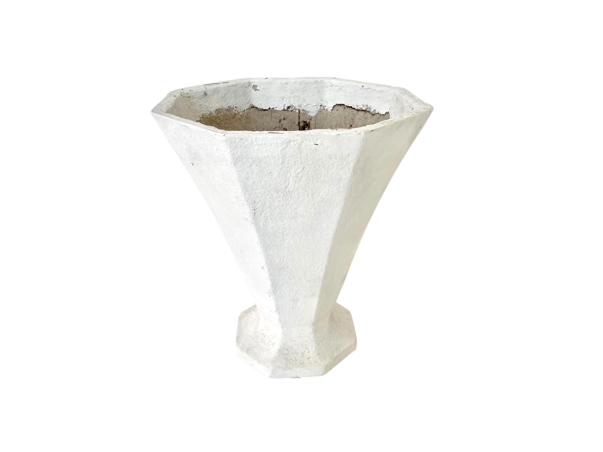 Willy Guhl Concrete Octagonal Vase