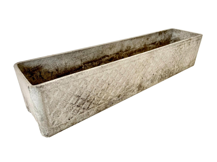 Willy Guhl Quilted Concrete Trough Planter