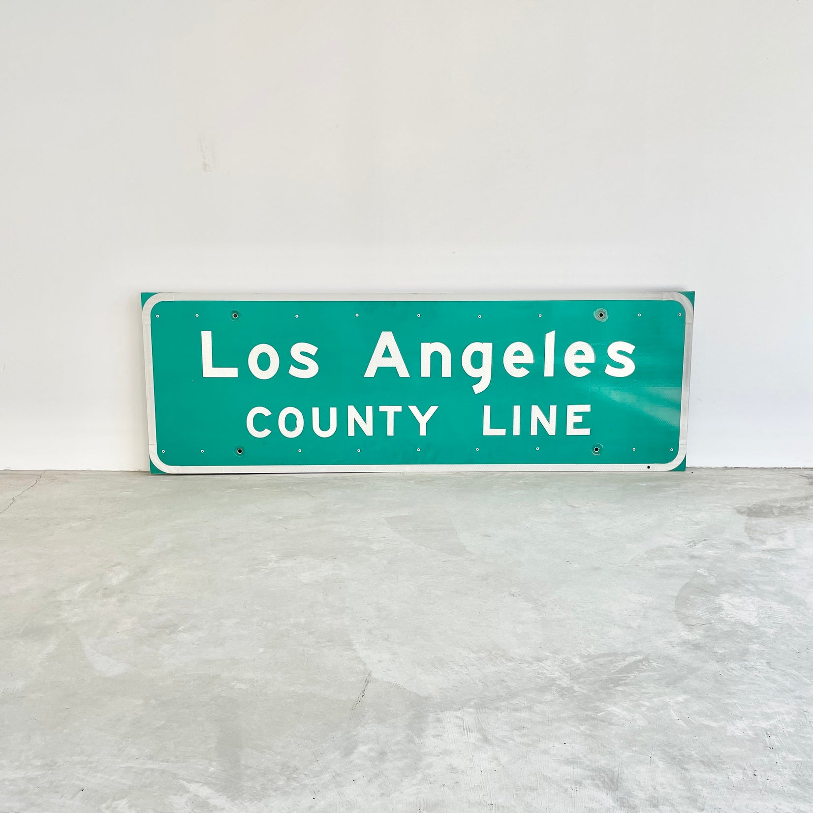 Los Angeles County Line Freeway Sign, 1990s USA