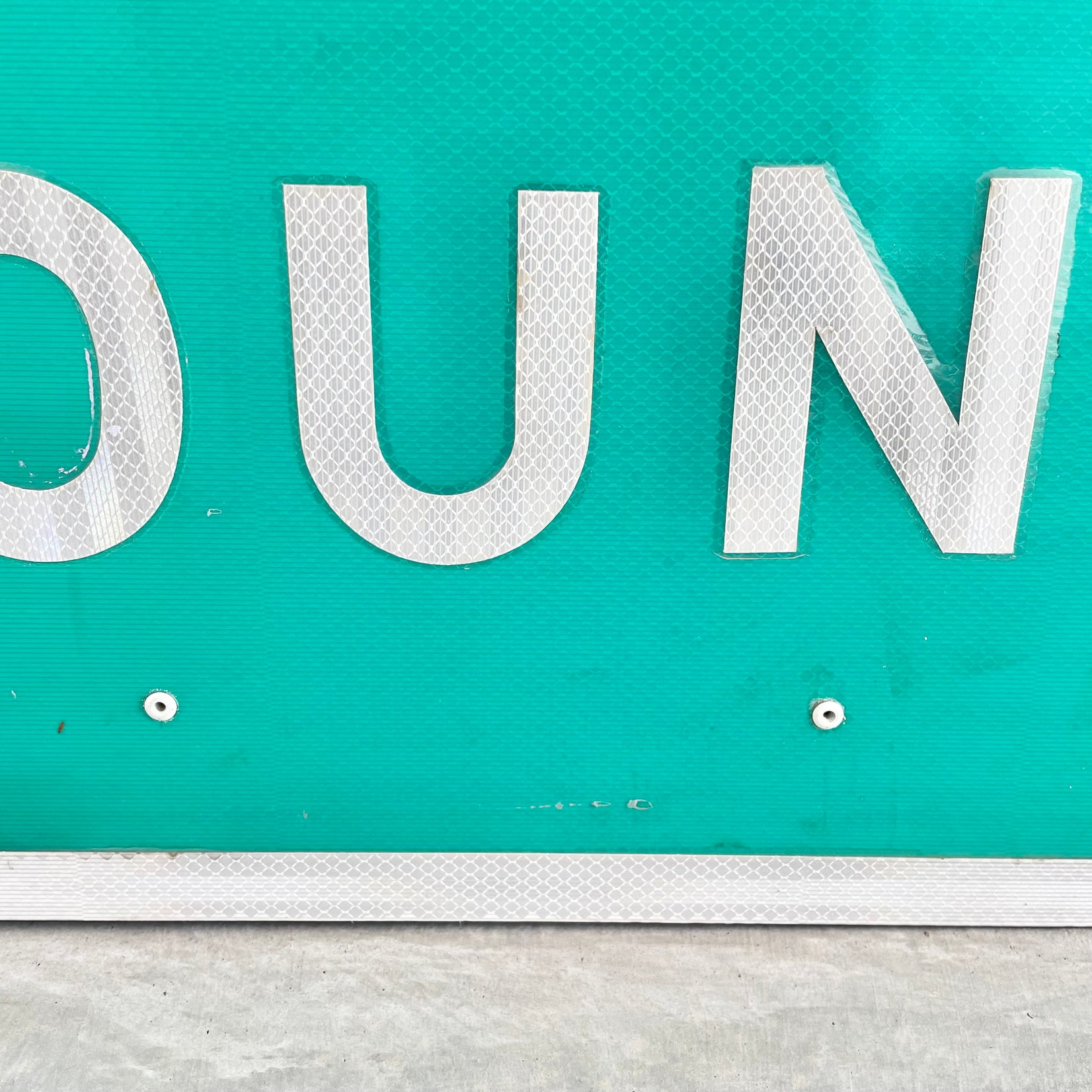 Los Angeles County Line Freeway Sign, 1990s USA