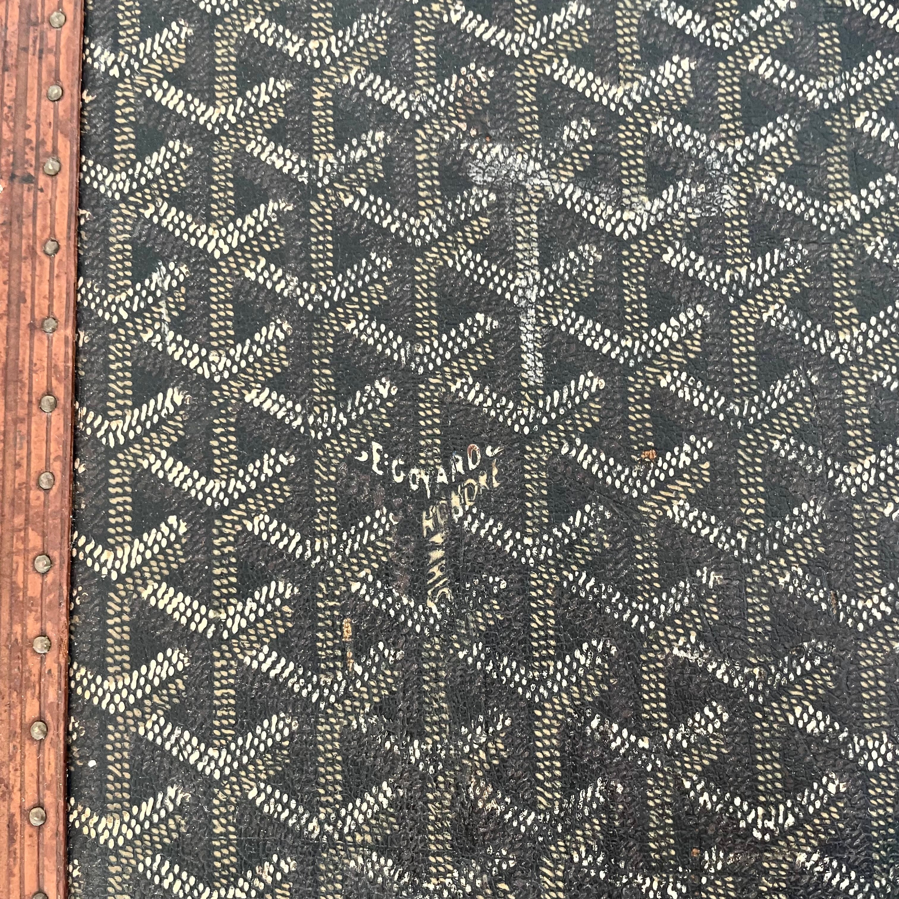 Goyard Pattern Print