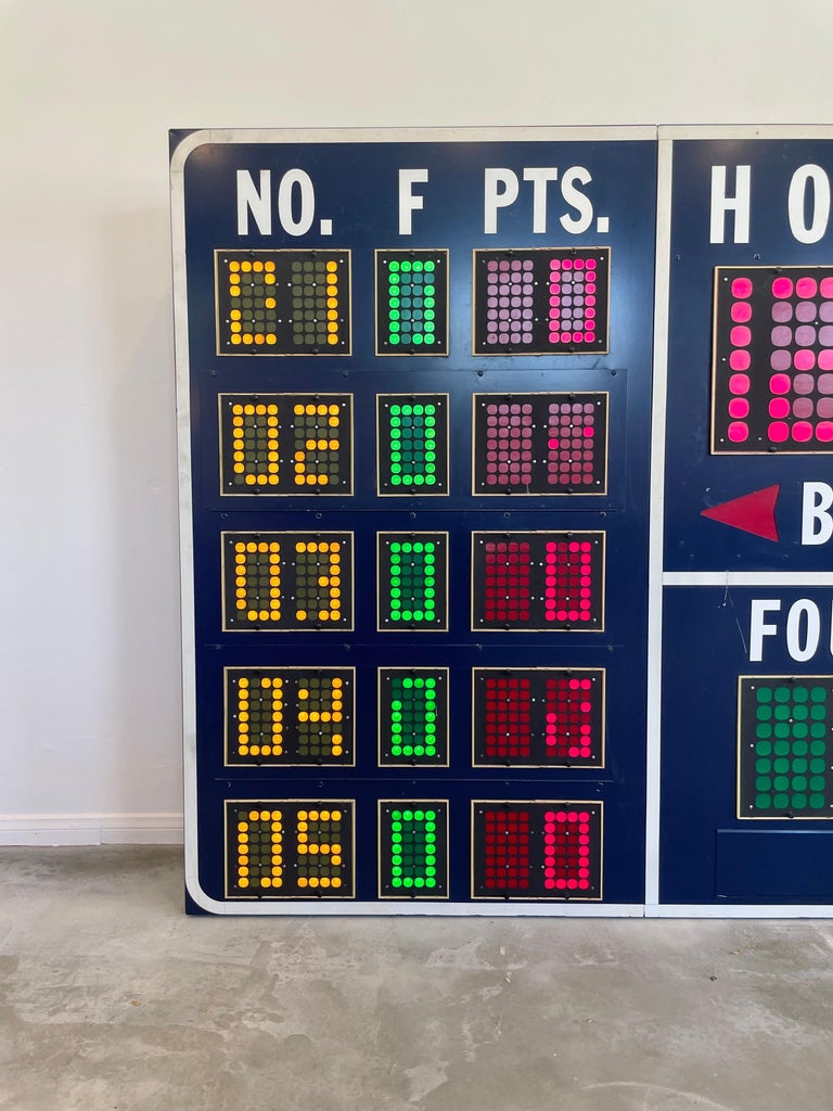 Fair-Play SC-8114-2 Soccer Scoreboard (6' x 14') - Olympian LED