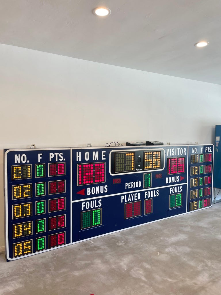 15 Foot Fair Play Basketball Scoreboard, 1980s