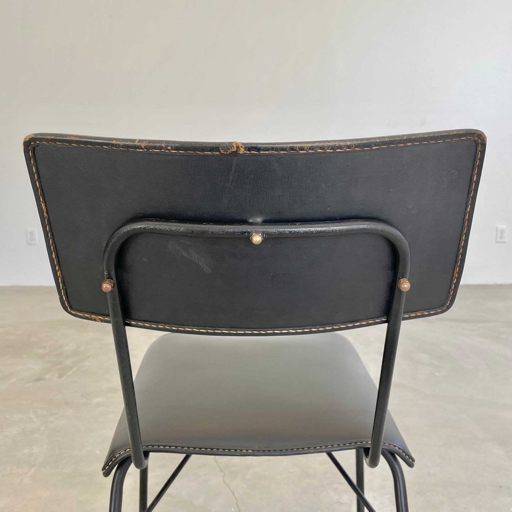 Jacques Adnet Leather Chair