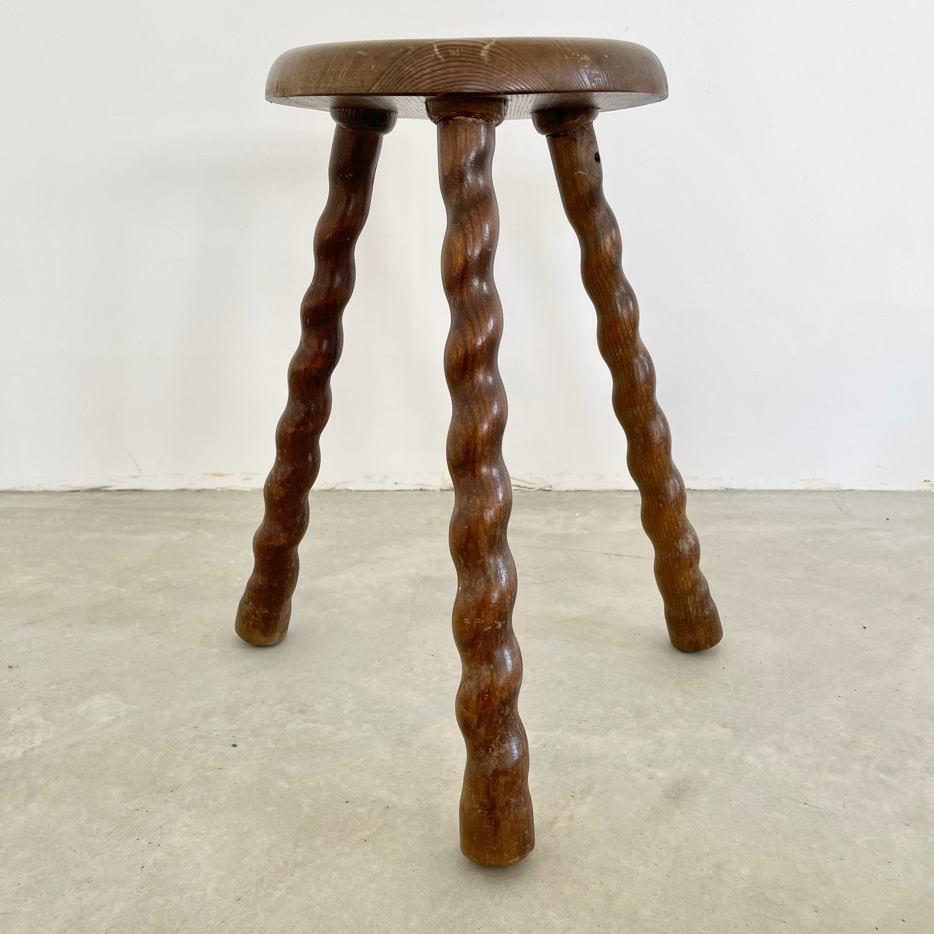 stoop | French Vintage Stool in Wood