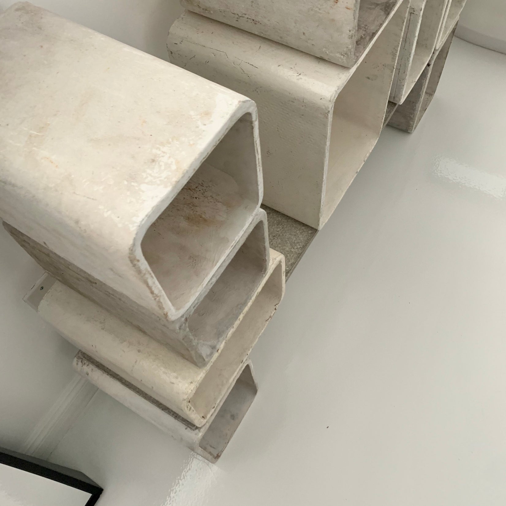 Willy Guhl Modular Concrete Bookcase
