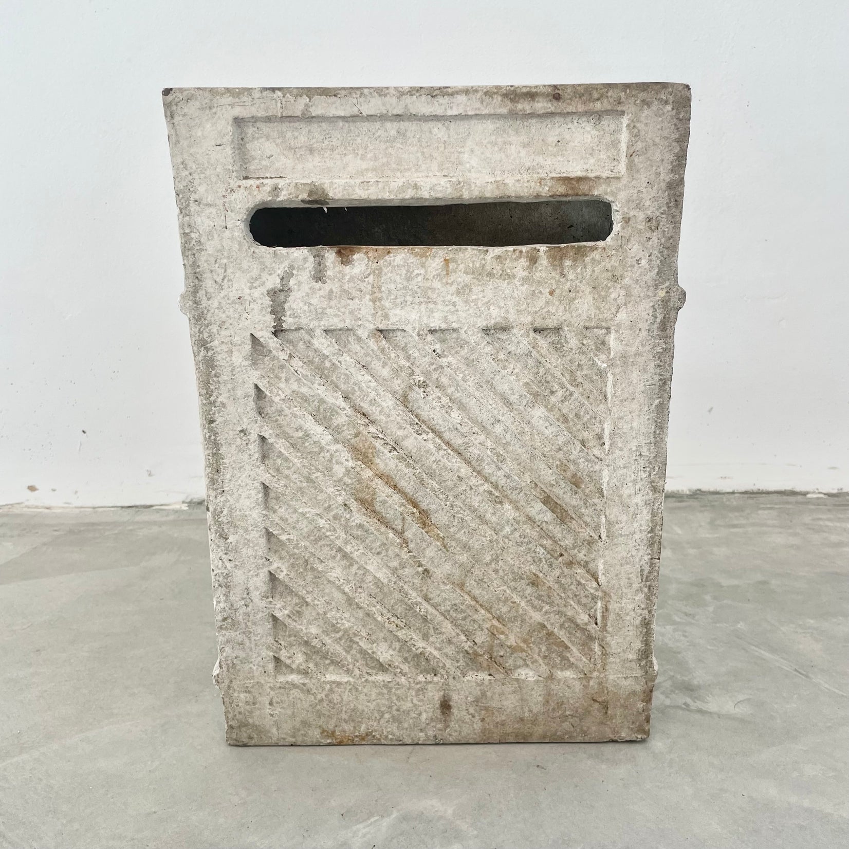 Willy Guhl Concrete Mailbox, 1960s Switzerland