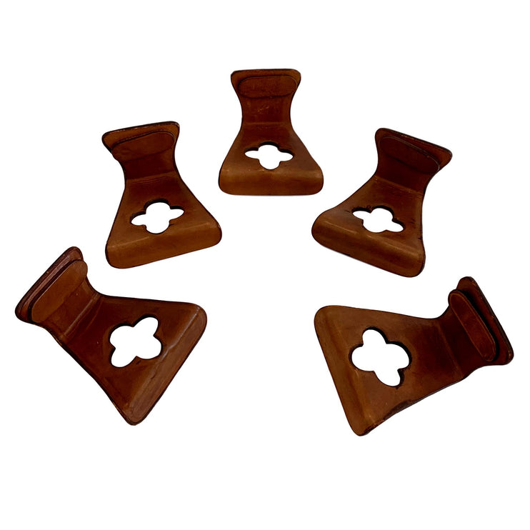 French Saddle Leather Hooks