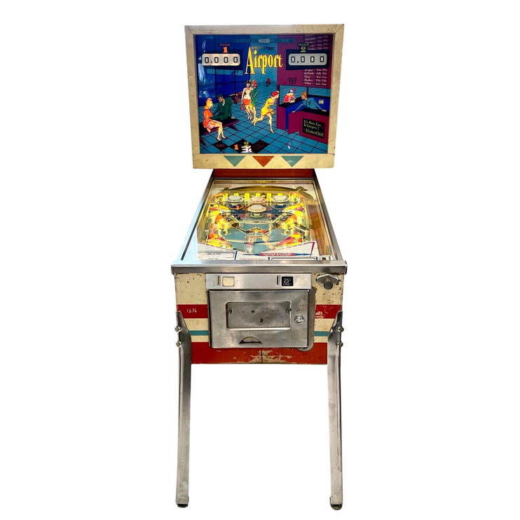 Airport Pinball Arcade Game, 1969 USA