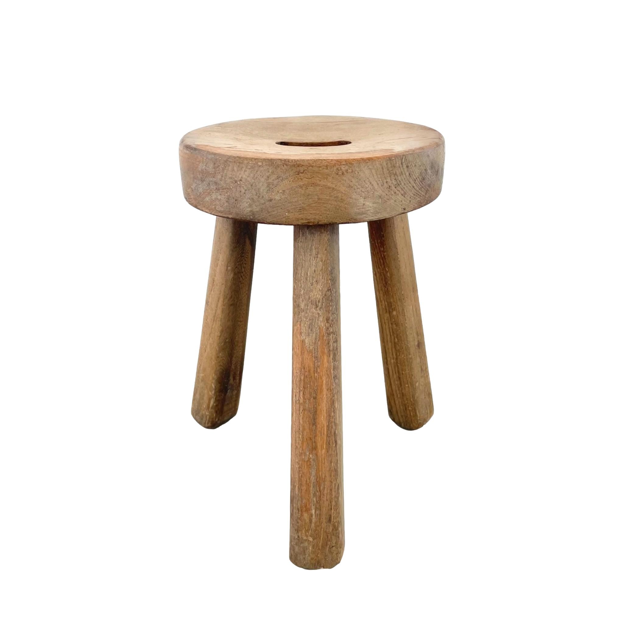 Tripod best sale stool wooden