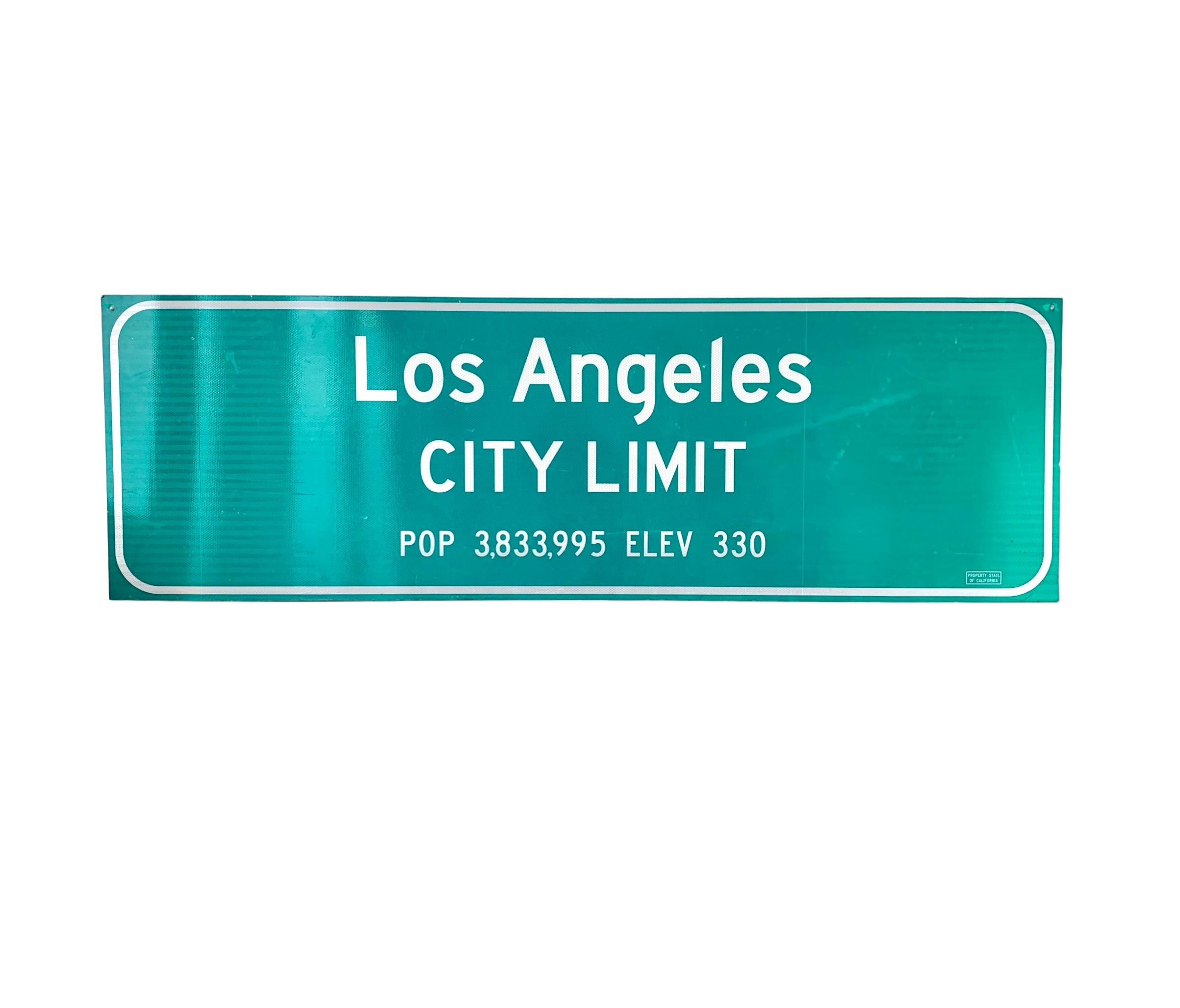 Los Angeles Freeway City Limit Sign