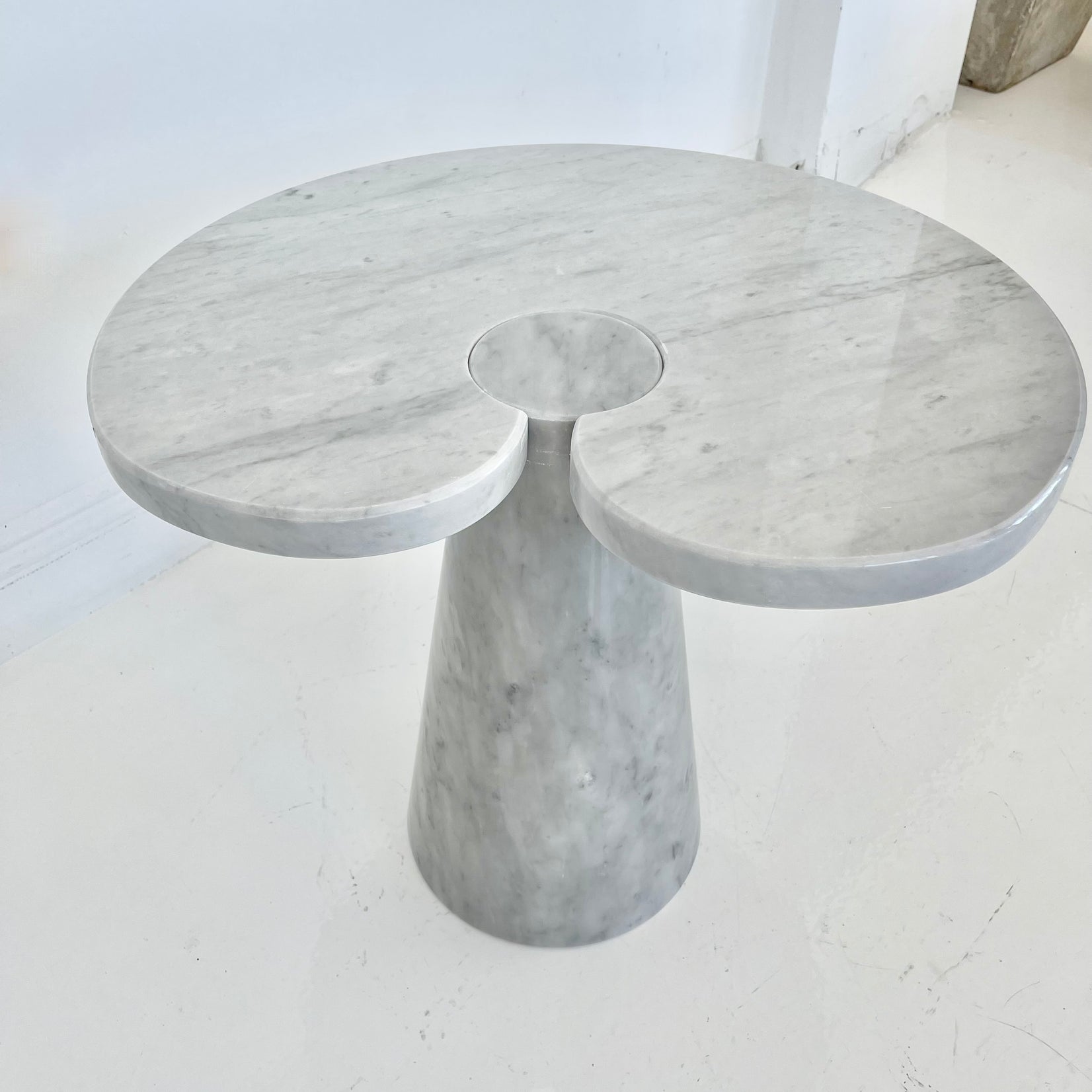 Angelo Mangiarotti Carrara Marble Eros Side Table, 1970