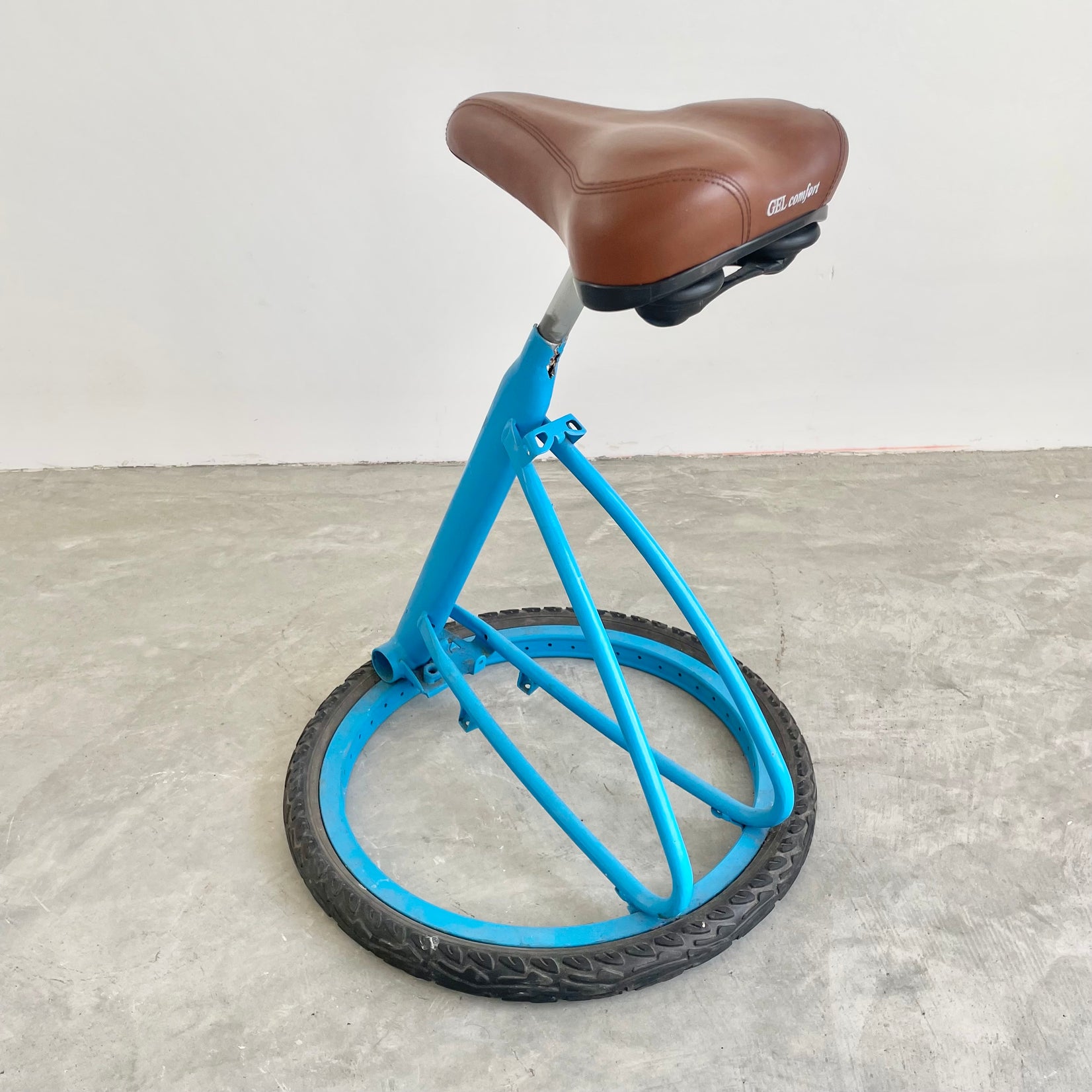 Folk Art Bicycle Stool, 1980s France