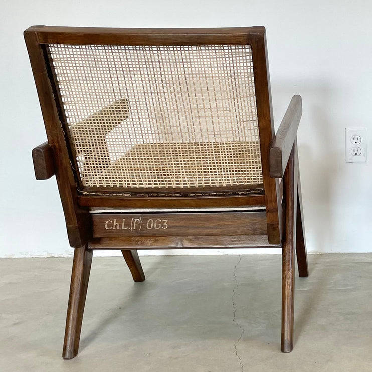 Teak and Cane Easy Chair