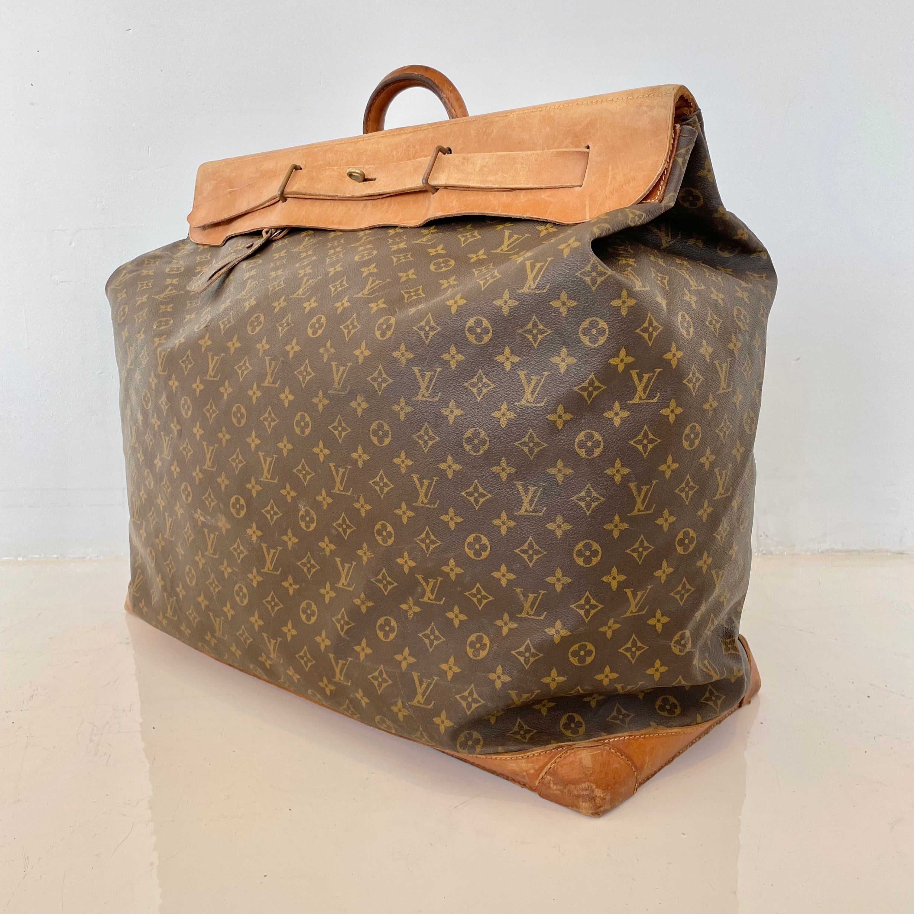 Lot - 1970s Louis Vuitton Monogrammed Steamer Bag
