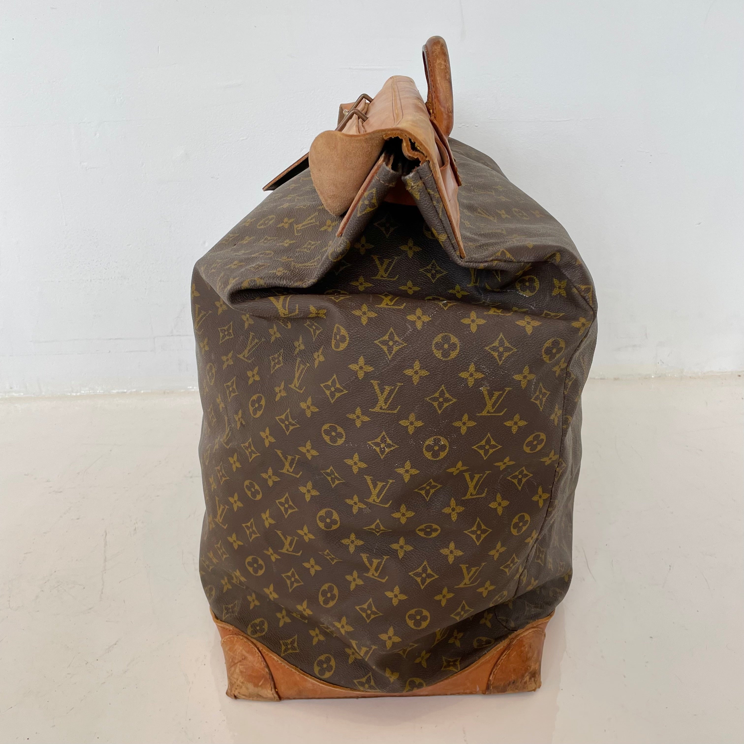 Louis Vuitton Monogram Sac Marin GM XL Duffel Bag Travel Tote +