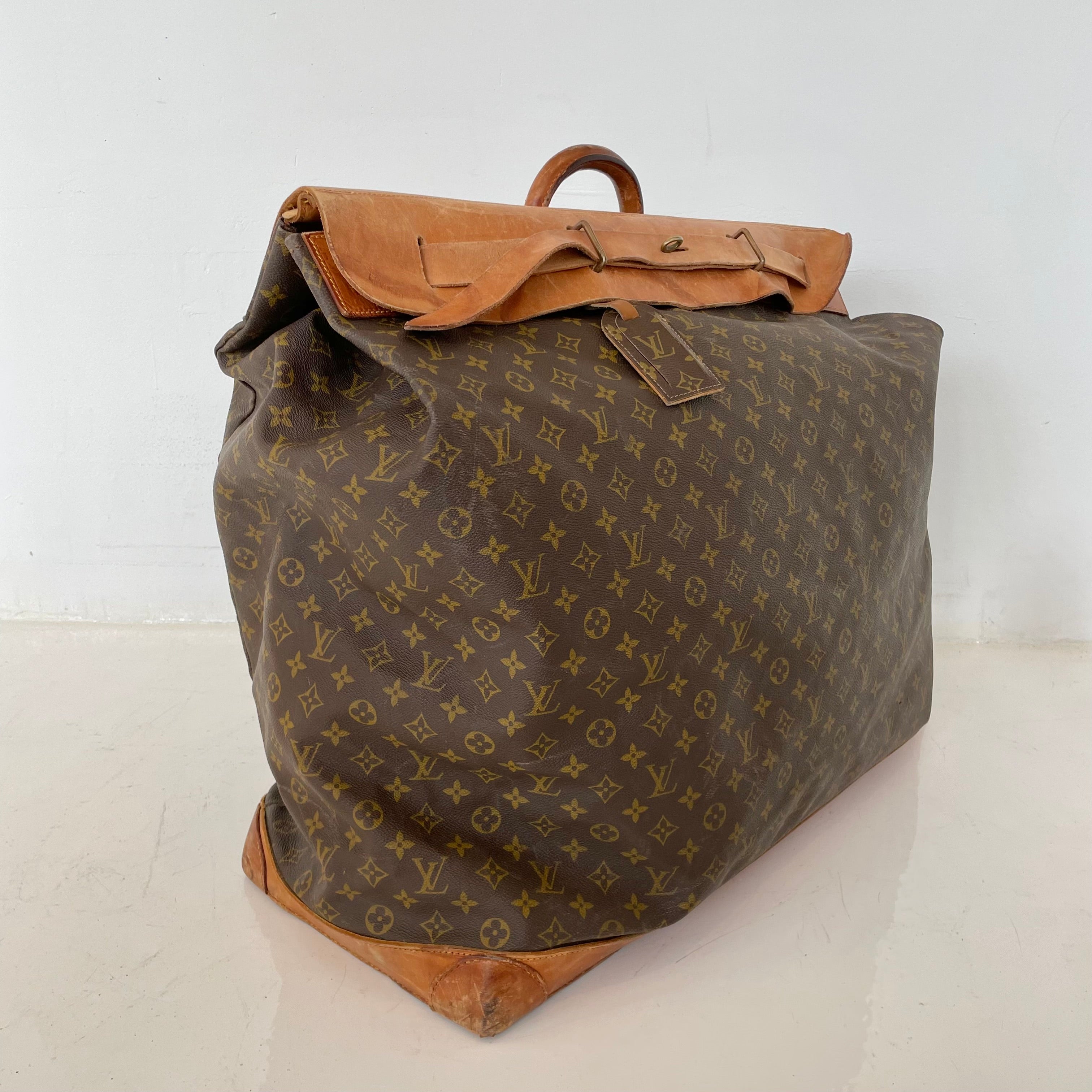 Louis Vuitton Monogram Steamer And Travel Bag