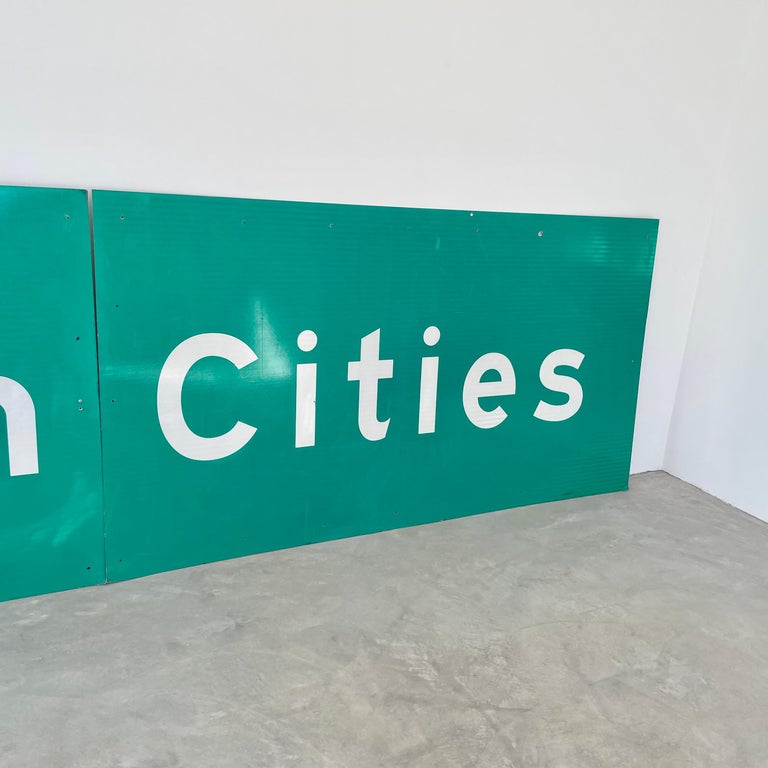 Los Angeles Freeway Sign 'Beach Cities"