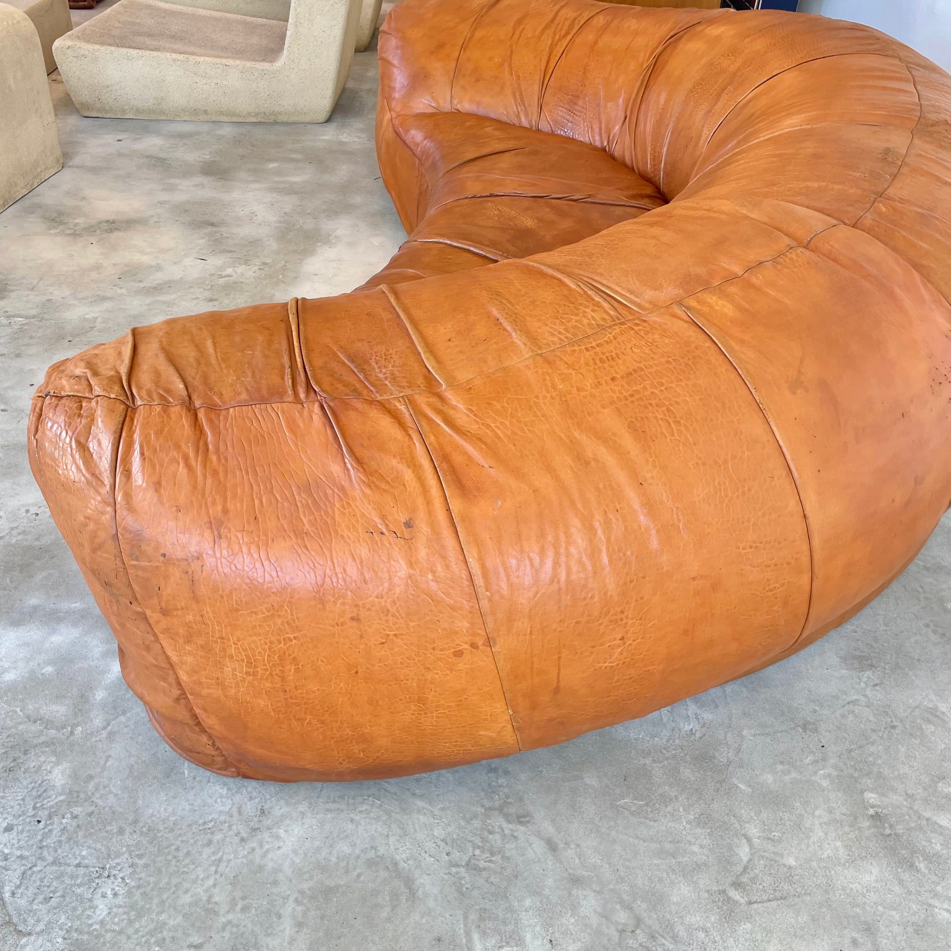 Togo Armchair Tan Real Leather
