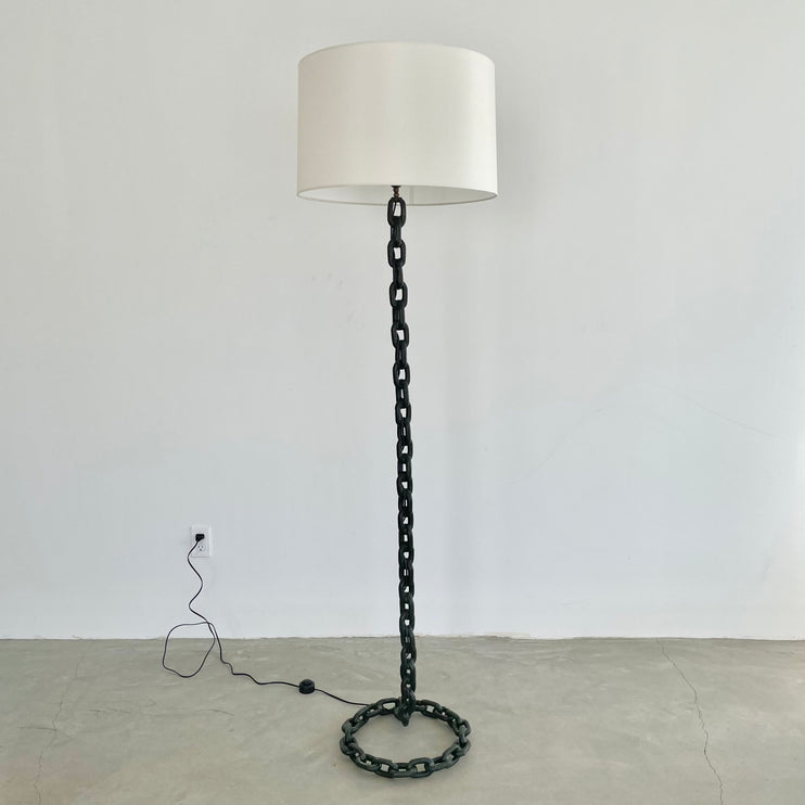 French Chain Floor Lamp, 1950s France