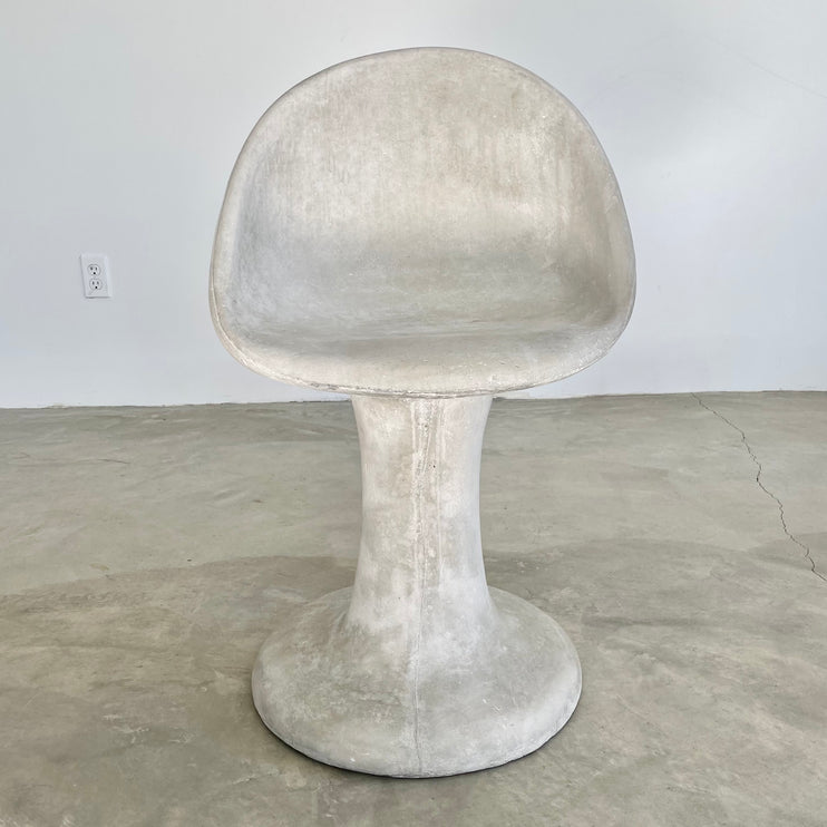 Concrete Tulip Chairs by Merit Los Angeles