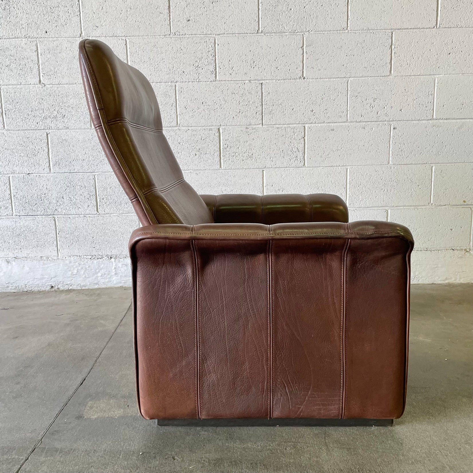 De Sede DS-50 Chocolate Brown Recliner Chair