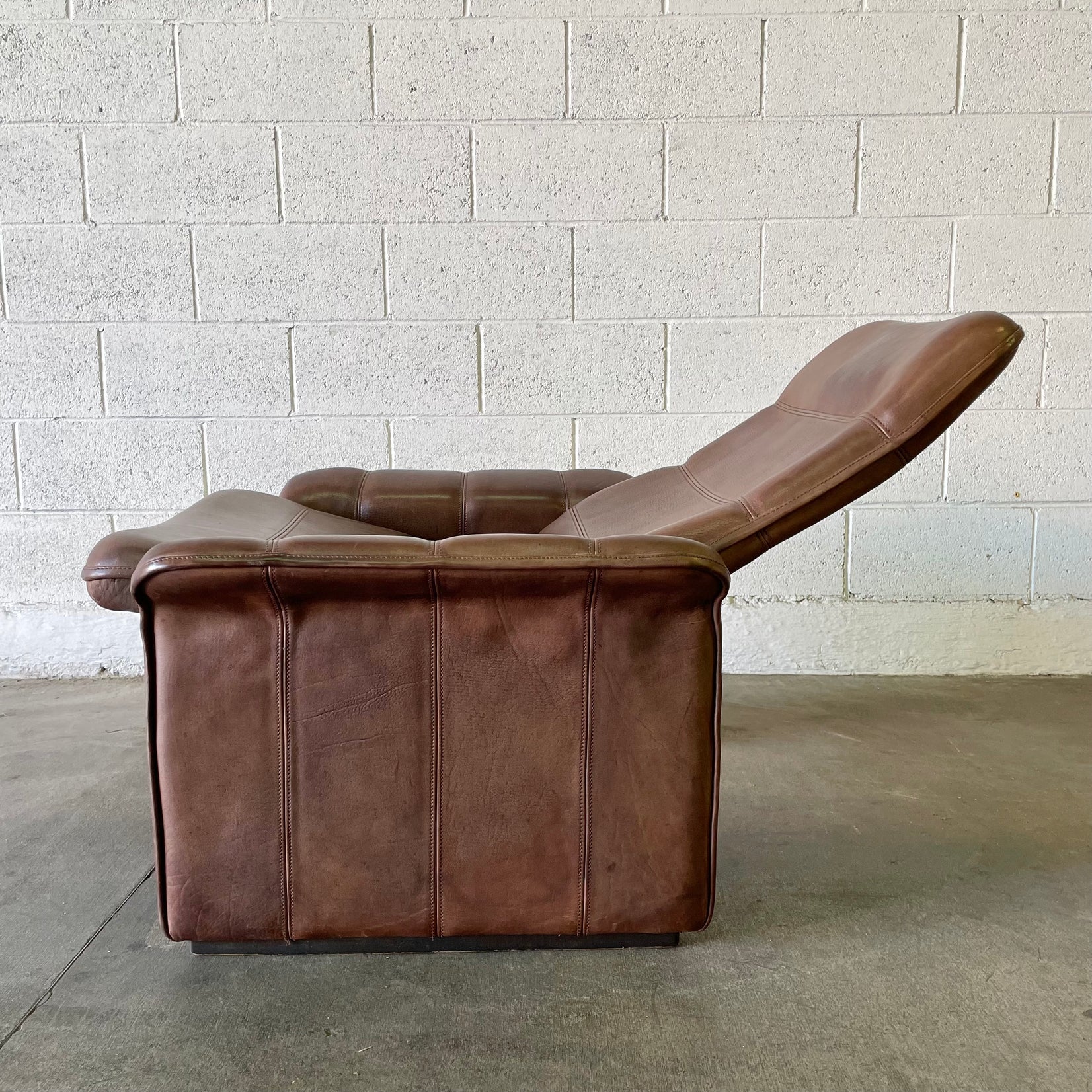 De Sede DS-50 Chocolate Brown Recliner Chair