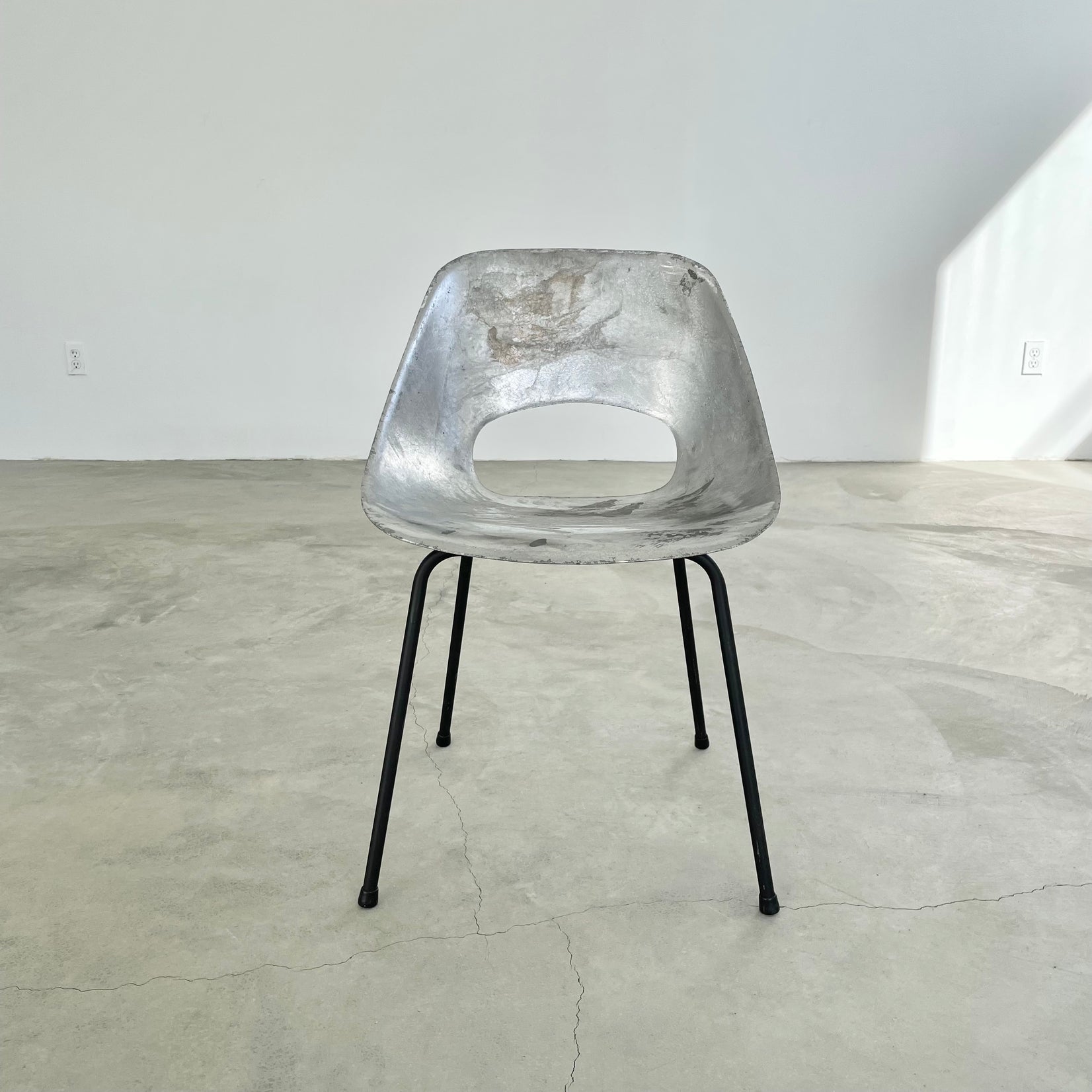 Cast Aluminum Chair by Pierre Guariche