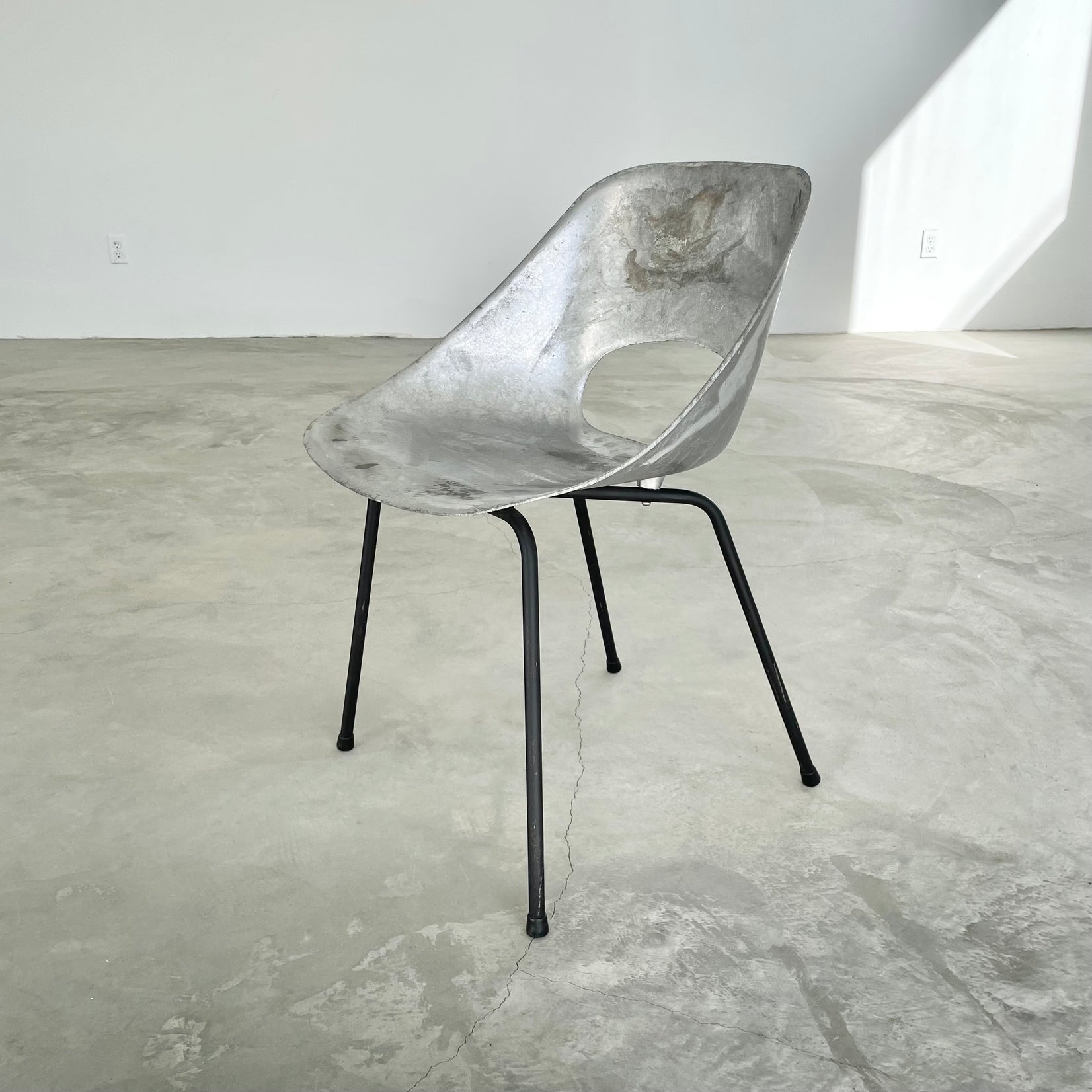 Cast Aluminum Chair by Pierre Guariche