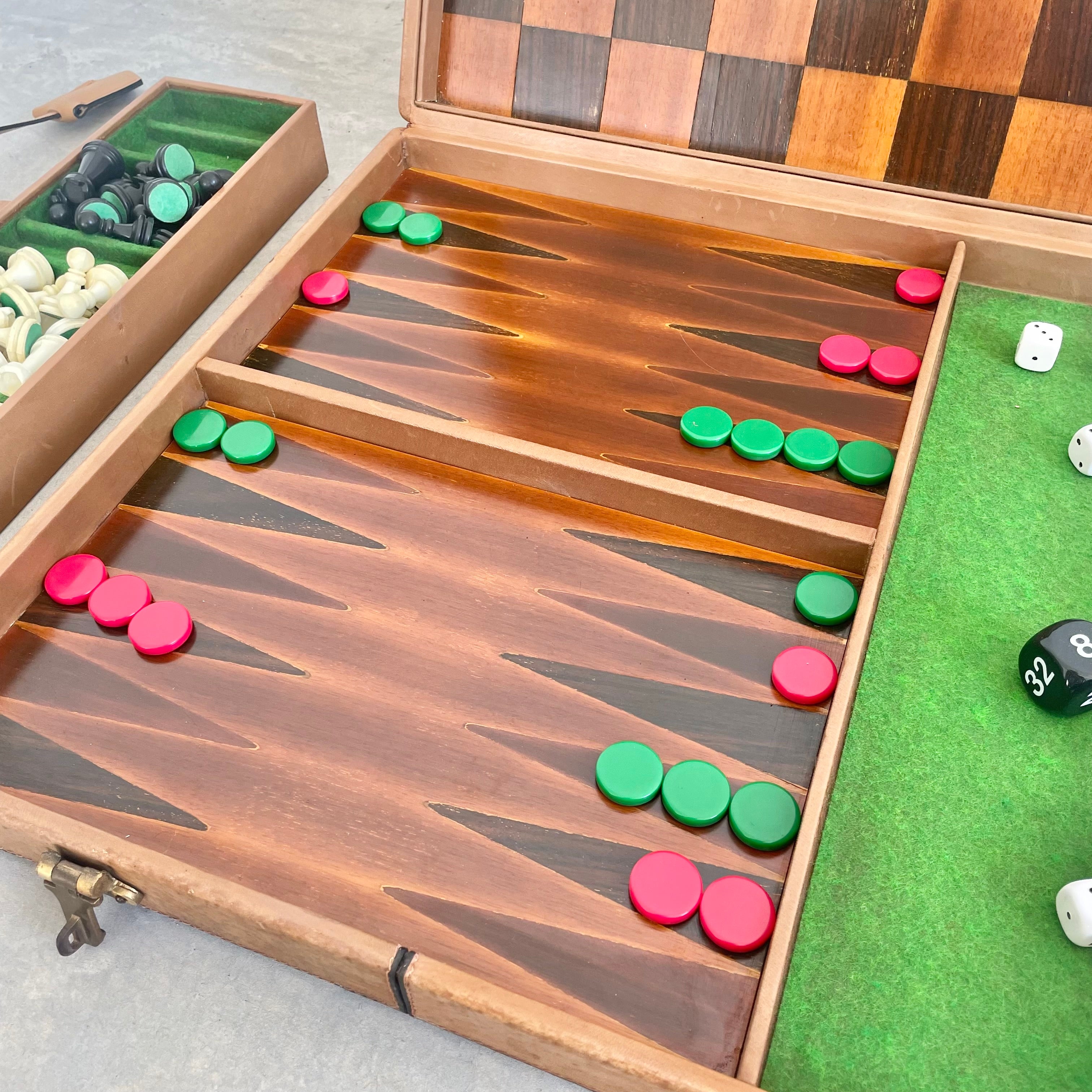 Gucci Backgammon Set, 1980s Italy